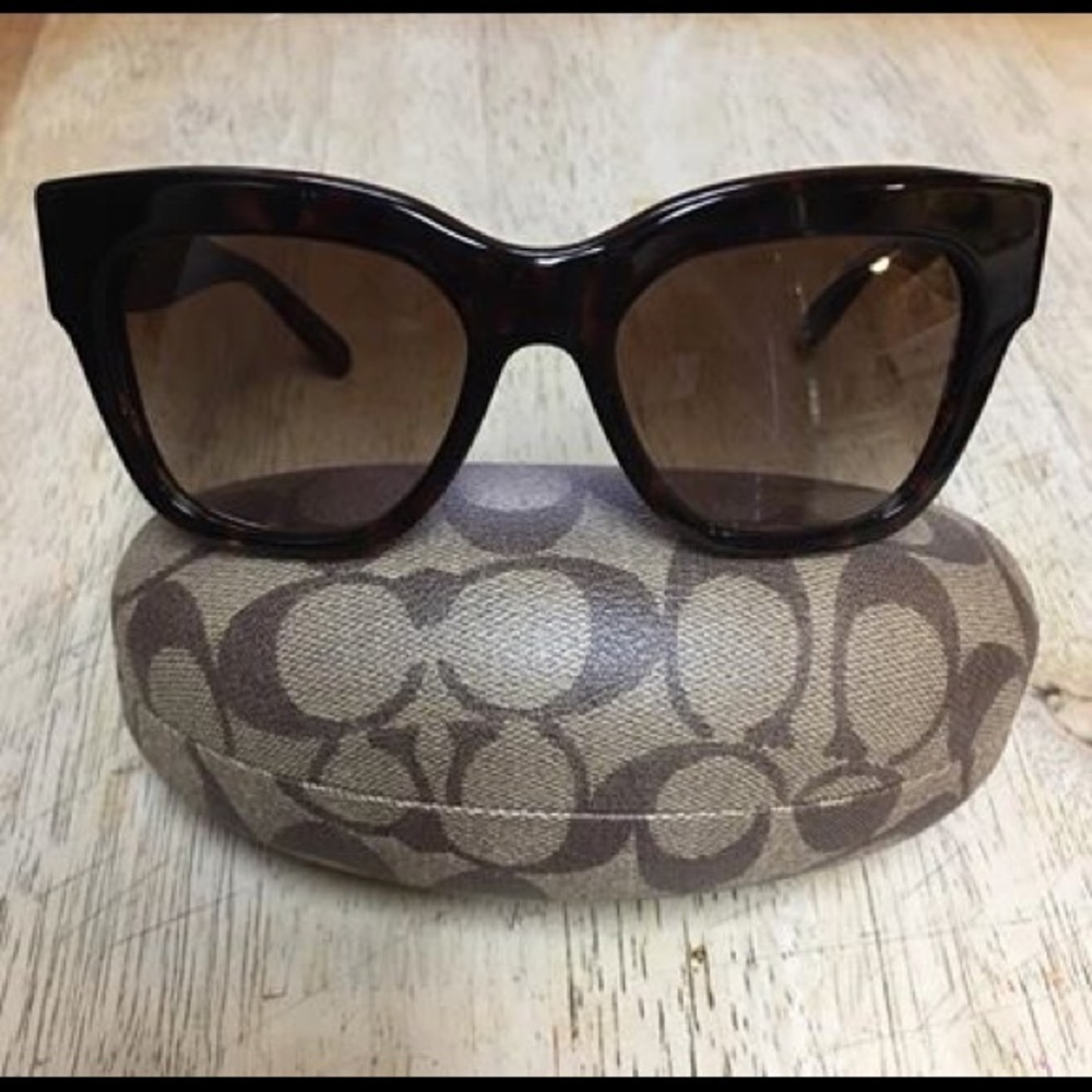 Coach Tortoise Shell Sunglasses
